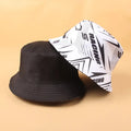 New Cotton Street Graffiti  Men's Bucket Hat Double-Sided Hip Hop   Outdoor Women Caps Beach Sun Protect Fishing Unisex Bonnet