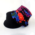 New Cotton Street Graffiti  Men's Bucket Hat Double-Sided Hip Hop   Outdoor Women Caps Beach Sun Protect Fishing Unisex Bonnet