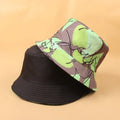 New Cotton Street Graffiti  Men's Bucket Hat Double-Sided Hip Hop   Outdoor Women Caps Beach Sun Protect Fishing Unisex Bonnet