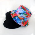 New Cotton Street Graffiti  Men's Bucket Hat Double-Sided Hip Hop   Outdoor Women Caps Beach Sun Protect Fishing Unisex Bonnet