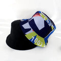 New Cotton Street Graffiti  Men's Bucket Hat Double-Sided Hip Hop   Outdoor Women Caps Beach Sun Protect Fishing Unisex Bonnet