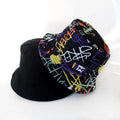 New Cotton Street Graffiti  Men's Bucket Hat Double-Sided Hip Hop   Outdoor Women Caps Beach Sun Protect Fishing Unisex Bonnet