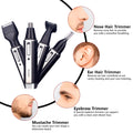 4-in-1 Rechargeable Men Beard Styler, Nose , Eyebrow Trimmer: The Complete Grooming Kit
