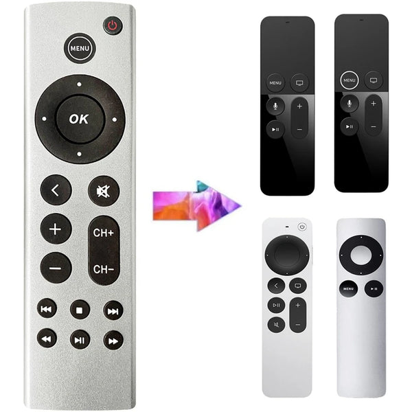 Universal Remote Control Replacement for Apple TV 4K, Apple TV Box (2Nd 3Rd 4Th Gen), Apple TV HD A2843 A2737 A2169