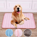Dog Summer Cooling Mat 3 Size Pet Ice Pad Cool Cold Silk Moisture-Proof Cooler Sofa Mats Portable Tour Sleeping Pet Accessories