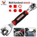 48 in 1 Universal Socket Wrench for All Size Spline Bolt Torx 360° Rotating Head ,, pipe wrench, crescent wrench replacement