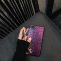 3D Crocodile Skin Phone Case For iPhone 8 X S XS 7Plus