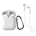 Airpod case with keychain| Protective Cover Case Compatible with Apple AirPods 2 & 1