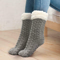 Cozy Lounge Socks| Slipper Socks| Pair Cozy Slipper socks Winter Warm Female Male Thicken Thermal Wool Cashmere Snow Socks