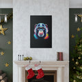 Rainbow Monkey Face, Colorful Monkey Art, Chimp Art Canvas Gallery Wraps