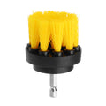 Drillpro 3Pcs 2/3.5/4 Inch Yellow Electric Drill Brush Tile Grout Power Scrubber Tub Cleaning Brush|Cleaning Supplies