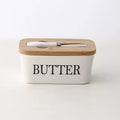 Ceramics Butter Keeper Container, White _ns23 #mkpt4