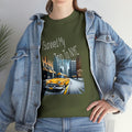 I Survived My Trip to NYC T-Shirt - New York City Tourist Souvenir Tee - Empire State Building, Statue of Liberty, Times Square