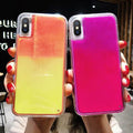 New Fashion Noctilucent Dynamic Liquid Quicksand For iPhone 6 6S 7 8 Plus X XR XS Max Phone Cases Trend Luminous Case