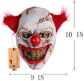 🎃Halloween Latex Clown Mask With Hair for Adults,Halloween Costume Party Props Masks🎃