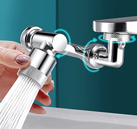 Faucet Extender,New 1080° Faucet Adapter,Kitchen Sink Aerator, Oxygen-Enriched Foam, 4-Layer Net...