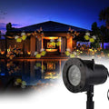 Christmas Snowflake Projection Lawn Light Outdoor Waterproof LED Stage Film Projection Light 12 Cards