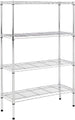 4 Shelf Heavy Duty Storage Unit Adjustable Steel Shelves Organizer Rack