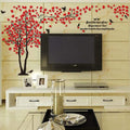 3D Tree Wall Stickers - DIY Tree and Birds Wall Decals Family Couple Tree Stickers Murals Wall D...