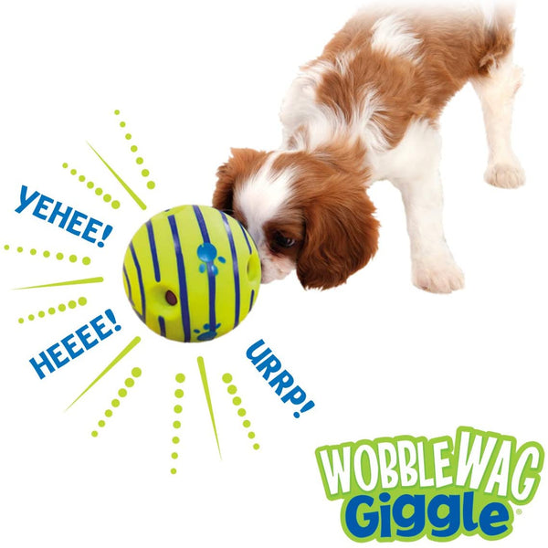 Interactive Dog Toy, Fun Giggle Sounds When Rolled or Shaken, Pets Know Best, As Seen On TV