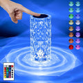 Crystal Lamp,16 Colors RGB Changing Crystal Table Lamp,Rose Diamond Acryli #ns23