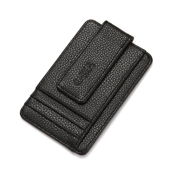 Genuine Leather Magnet Wallet Money Clip - P&Rs House