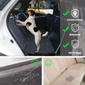 🐶  Dog Car Seat Covers with Mesh Window and Side Flap Durable Scratchproof Waterproof Pet Dog Hammock for Cars/Trucks/SUV