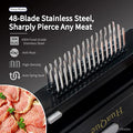 Meat Tenderizer Tool, Detachable 48-Blade Stainless Steel Steak Tenderizer#ns23 _mkpt