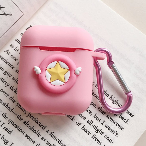 Cute Cartoon Animals Slicone Protective Cover Case  with Keychain| Airpods Case Cover - P&Rs House