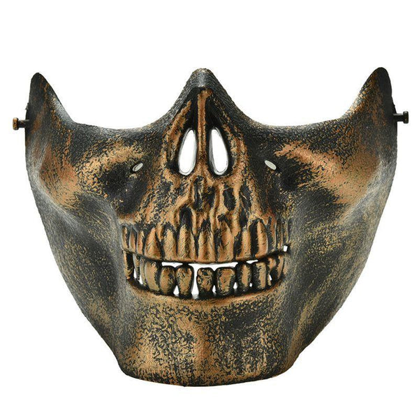 Minch Scary Skull Skeleton Mask Halloween Costume Half Face Masks - P&Rs House