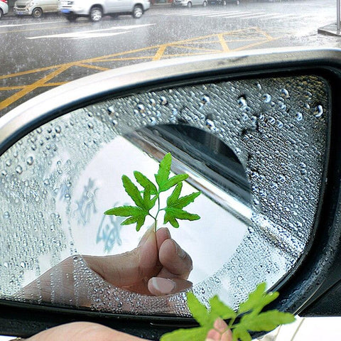 2pcs Anti Fog Car Mirror Window Clear Film Anti-Light Car Rearview Mirror Protector Film Waterproof Rainproof Car Sticker - P&Rs House