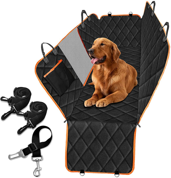 🐶NEW Dog Seat Cover for Back Seat, Mesh Waterproof Dog Hammock Scratch proof Pet Seat Covers with 2 Bag