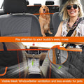 🐶NEW Dog Seat Cover for Back Seat, Mesh Waterproof Dog Hammock Scratch proof Pet Seat Covers with 2 Bag