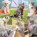 NEW Cat Harness,Leash and Collar Set, Escape Proof Kitten Vest Harness for Walking