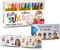 Dress Up Face Paint Crayons - With Artbook & Easy To Follow Facepainting Designs  #ns23 _mkpt4