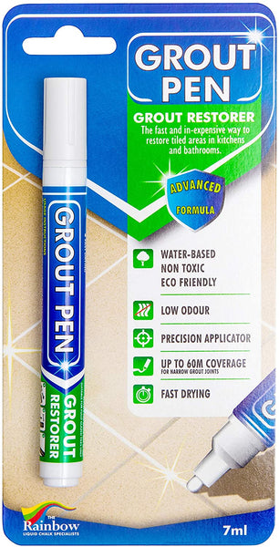 Grout Pen Beige Tile Paint Marker: Waterproof Tile Grout Colorant and Sealer Pen _mktp44