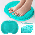 Shower Foot Scrubber- Foot Scrubbers for Use in Shower & Foot Cleaner - Silicone Foot Scrubber for Shower Floor