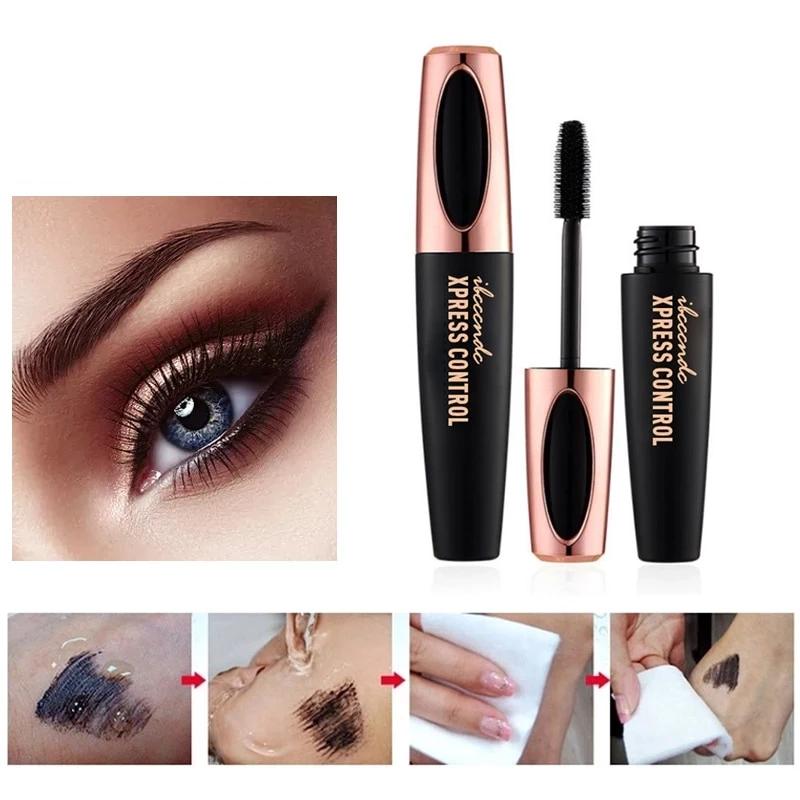 4D Silk Fiber Lash Mascara, Fiber Mascara, Waterproof，Long-Lasting 4d mascara