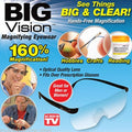 Big Vision 1.8 times Magnifying Glasses Magnifier Reading Glasses Pro 250% Magnification Presbyopic Eyewear Magnifies Lens