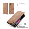 Luxury Leather Wallet Flip Phone Case for iPhone X XR XS Max Case Phone Cover  for iPhone 7 6s 6 8 Plus 5 5S | Magnetic Flip Wallet Case