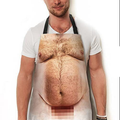 Funny Aprons for Men Adjustable Bib BBQ Cooking Kitchen Grilling Belly Aprons Gag Gifts #NS54 _mkpt