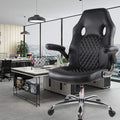 USA stock Office Chair Desk Leather Gaming Chair, High Back Ergonomic Adjustable Racing Chair