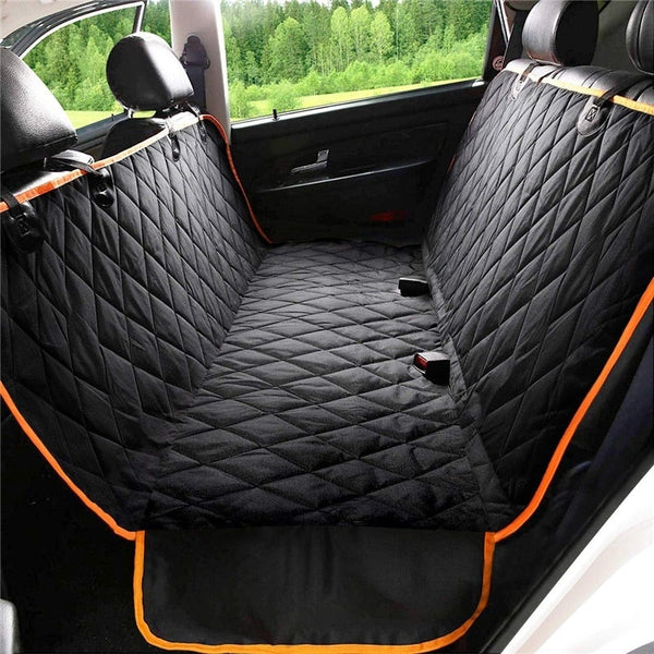 🐶 Dog Car Seat Cover Waterproof Pet Seat Cover for Back Seat Scratch Proof & Hammock 600D Heavy Duty Dog Seat Cover for Cars Truck _mkpt4