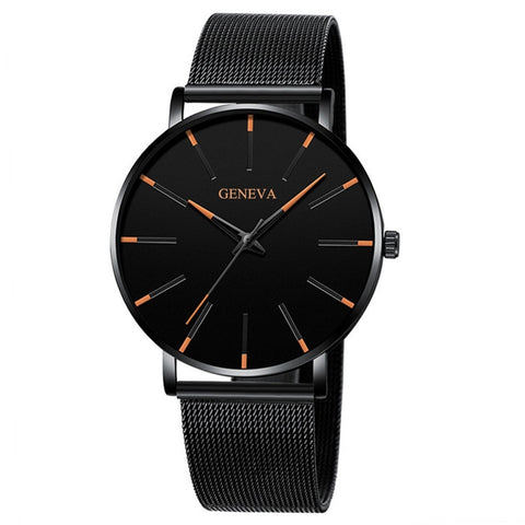 Men Luxury Watches Quartz Wrist watch Man Sport Analog Wristwatch Stainless Steel Casual Bracele Watch Simple Top Brand Clock