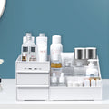 Drawer Storage Cosmetic Makeup Storage Display Holder Makeup Organizer Rack for Creams Makeup Brushes Lipsticks Plastic
