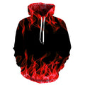 LIGHT Flame Hoodie Men Women 3D Digital Fire Printed Hooded Pullover 2021 Autumn Casual Funny Unisex Sweatshirts Streetwear