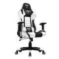 Office Chair Ergonomic Game Computer Chair with Body-hugging Leather Boss Chair Game Armchair Office Chair white for WCG