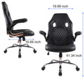 USA stock Office Chair Desk Leather Gaming Chair, High Back Ergonomic Adjustable Racing Chair