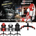 Office Chair Swivel Gmae Chair High Back Racing Gaming Chair Ergonomic Computer Desk Recliner PU Leather Seat Fast Free Shipping