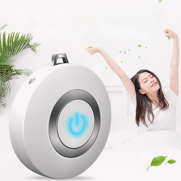 Wearable Air Purifier Necklace Mini Portable USB Air Cleaner Negative Ion Generator Low Noise Air Freshener - P&Rs House